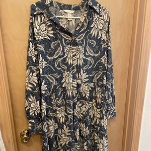 Lightweight boho fall dress